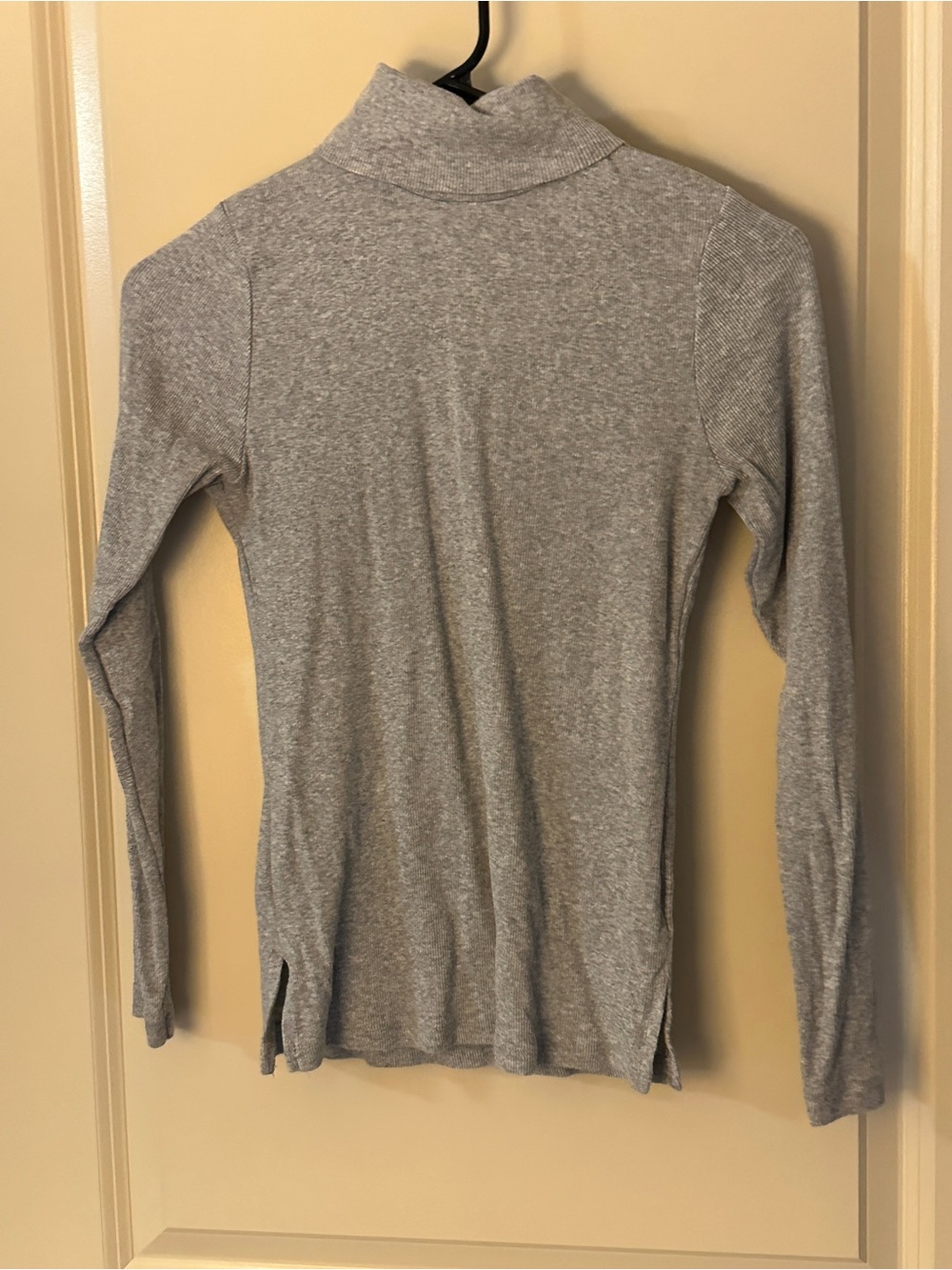 Ambiance Heather Gray Long Sleeve Turtleneck Top
